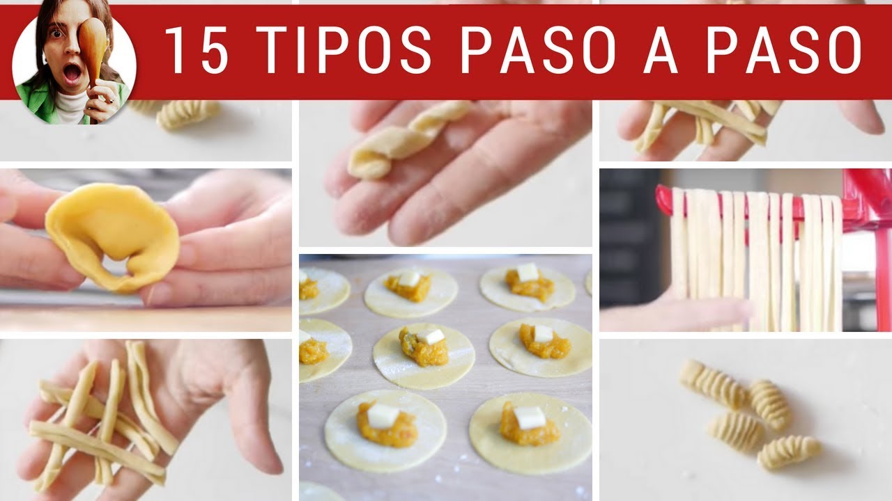 COMO HACER PASTA: La biblia de la pasta casera, con y sin máquina, rellenas y no.