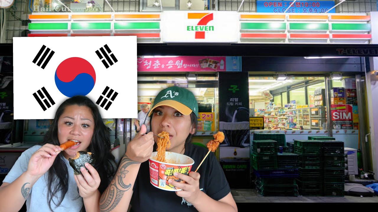 Trying KOREA'S 7-11 For The FIRST Time! *Surprising*