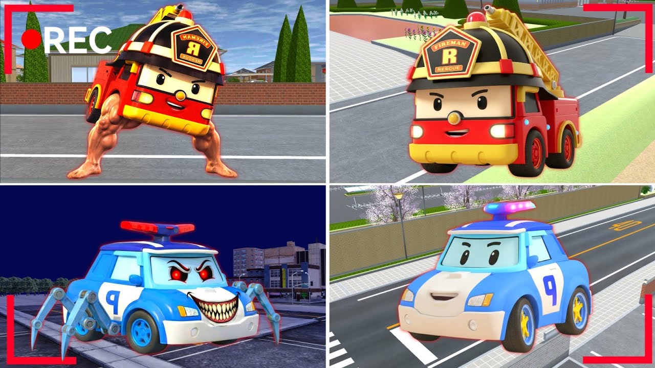 Yuta Mio Panik CCTV Rekam Robocar Roy VS Robocar Poli Di Kota Sakura 😱 | Sakura School Simulator