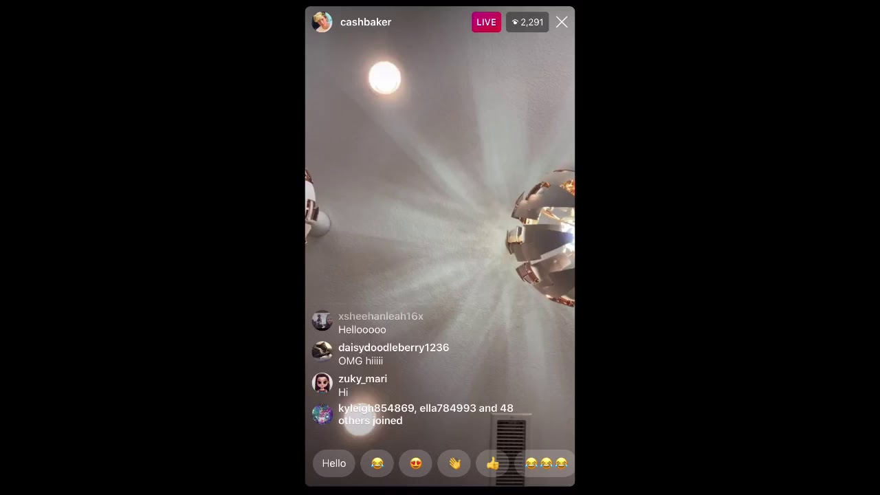 Cash Baker Instagram Live// 4-5-20 (Part 1)
