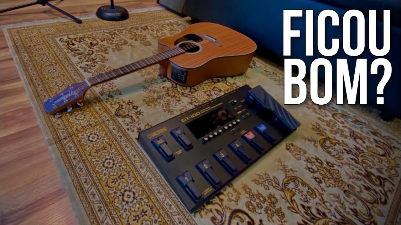 LIGUEI O VIOLÃO NUMA PEDALEIRA DE GUITARRA | FICOU BOM?