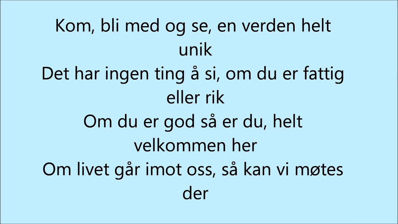 Drømmeland Lyrics