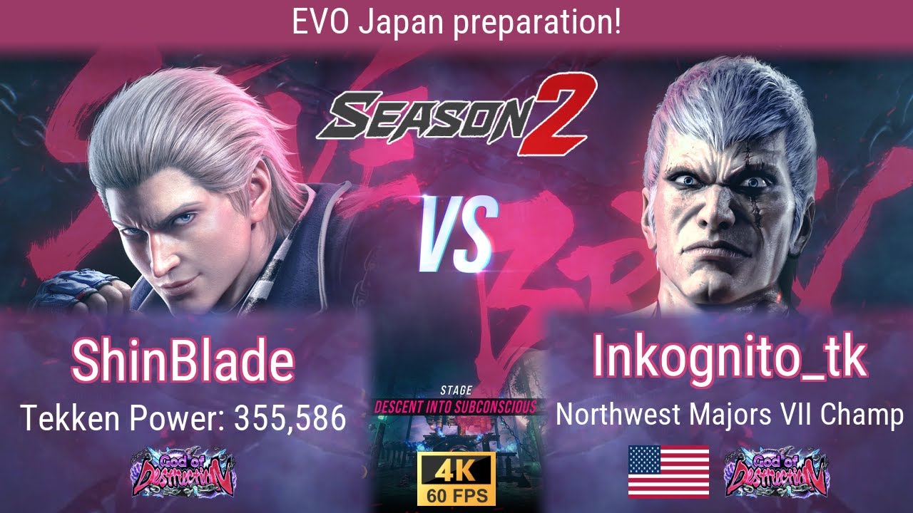 ShinBlade (Steve) 🤜 Inkognito_tk (Bryan) 🎯 Ranked 💥 Tekken 8 season 2