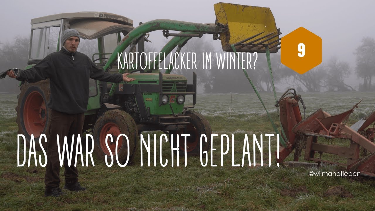 Der erste Schritt Richtung Selbstversorgung - Kartoffelacker & Montage der Dachrinne | No.9