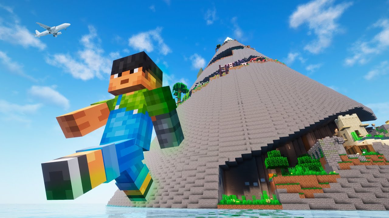 САМАЯ БОЛЬШАЯ ГОРА в МАЙНКРАФТ