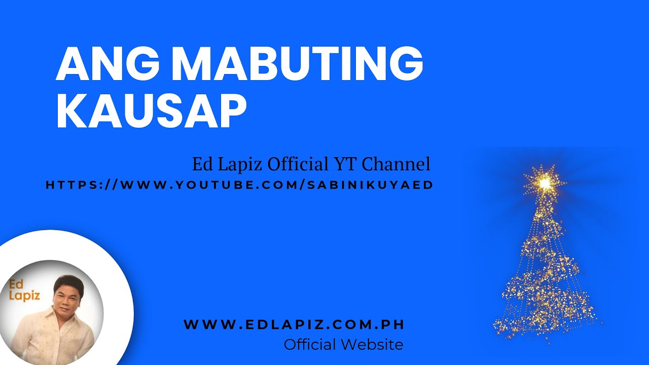 Ed Lapiz - Ang Mabuting Kausap - Pastor Ed Lapiz Official YouTube Channel 2024