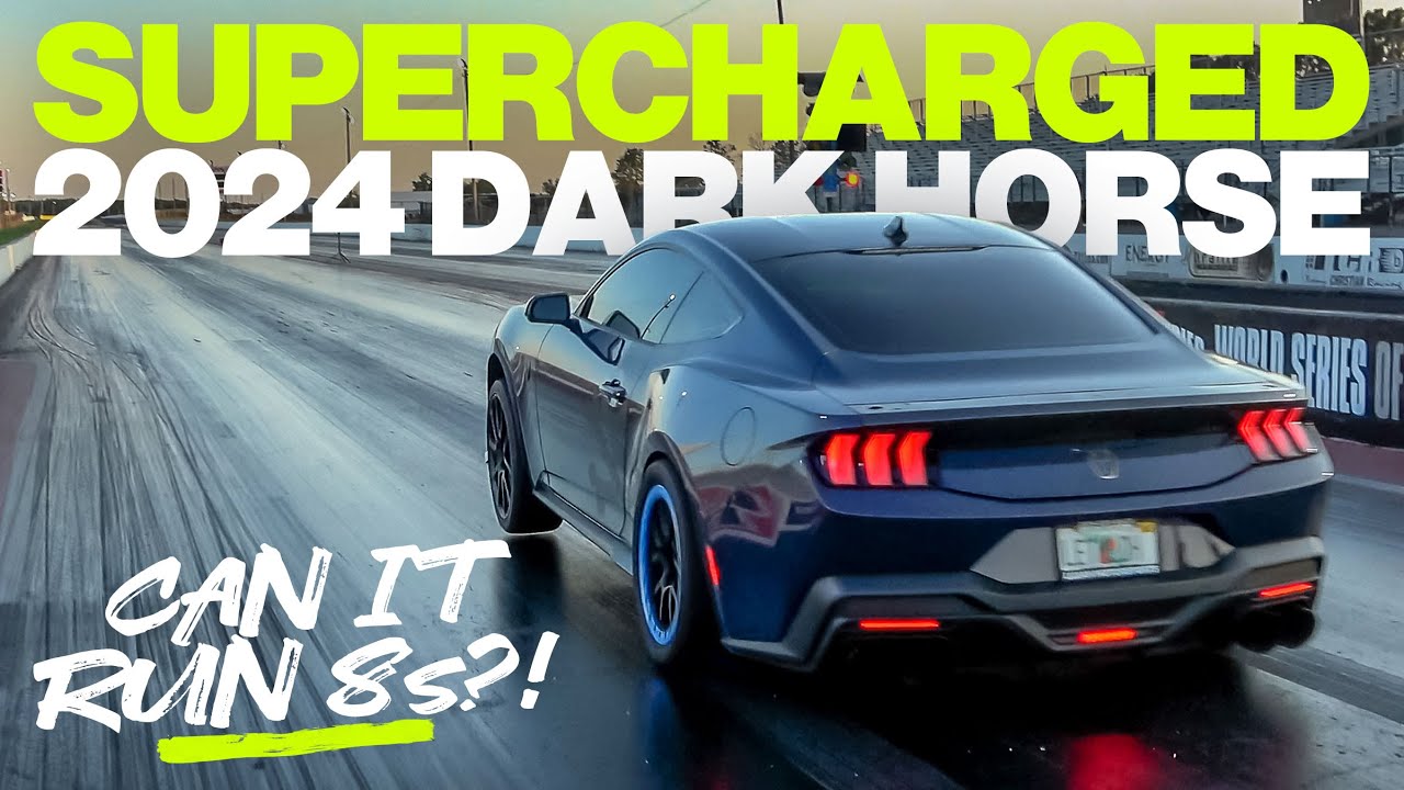 Can our Whipple Supercharged 2024 Mustang Dark Horse run 8s?!