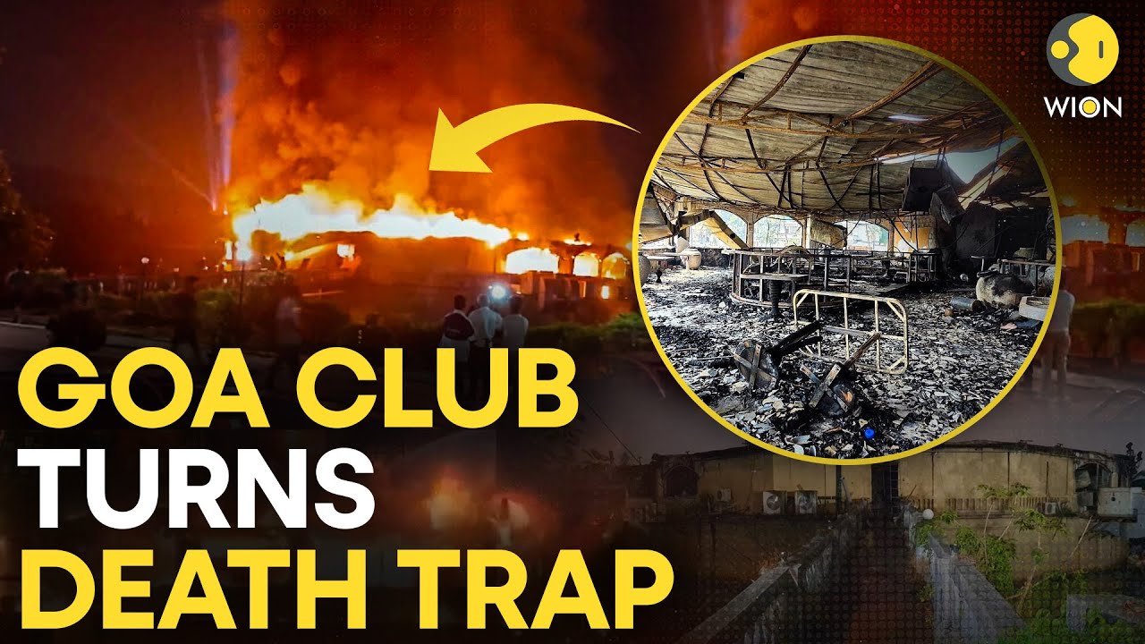 Goa Club Fire LIVE: 25 Dead After Dance Floor Erupts, Guests Run Into Dead-End Kitchen | WION LIVE