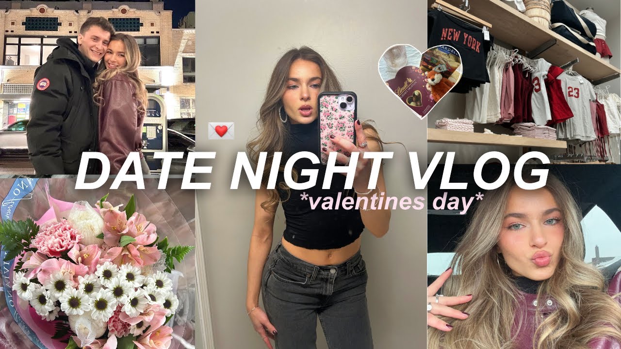 SPEND A DATE NIGHT W/ME 💋 grwm, date night outfit, & overnight vlog