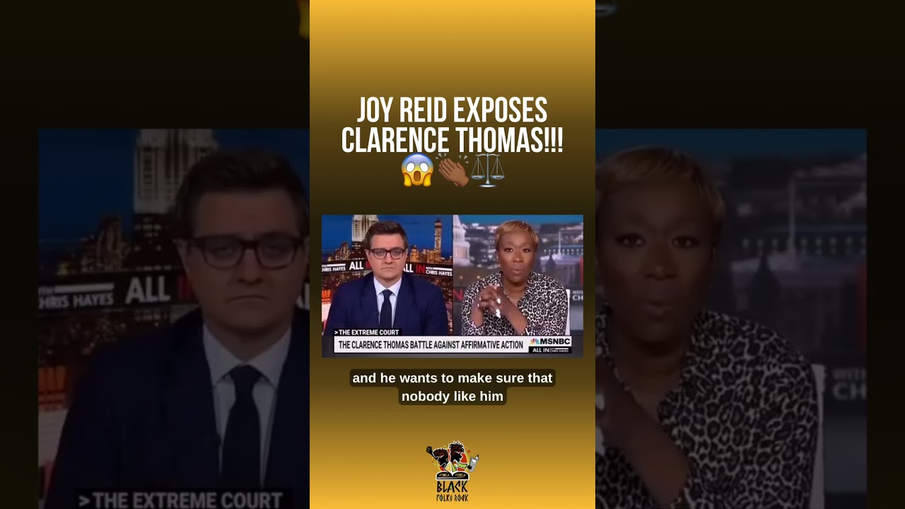 Joy Reid HUMILIATES Clarence Thomas With Truth Bomb 😳 #ClarenceThomas #Politics #SupremeCourt
