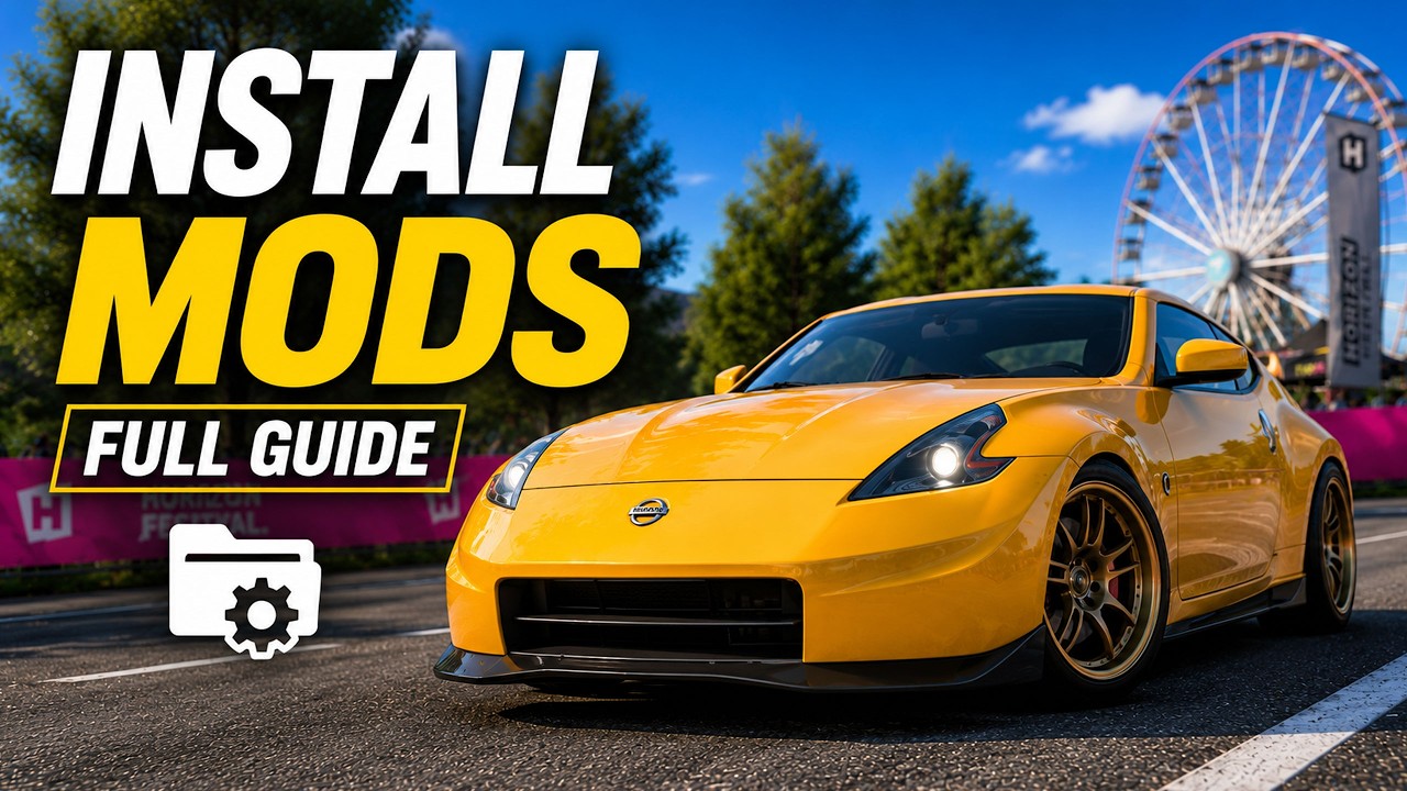 How to INSTALL MODS in FORZA HORIZON 6 FULL GUIDE