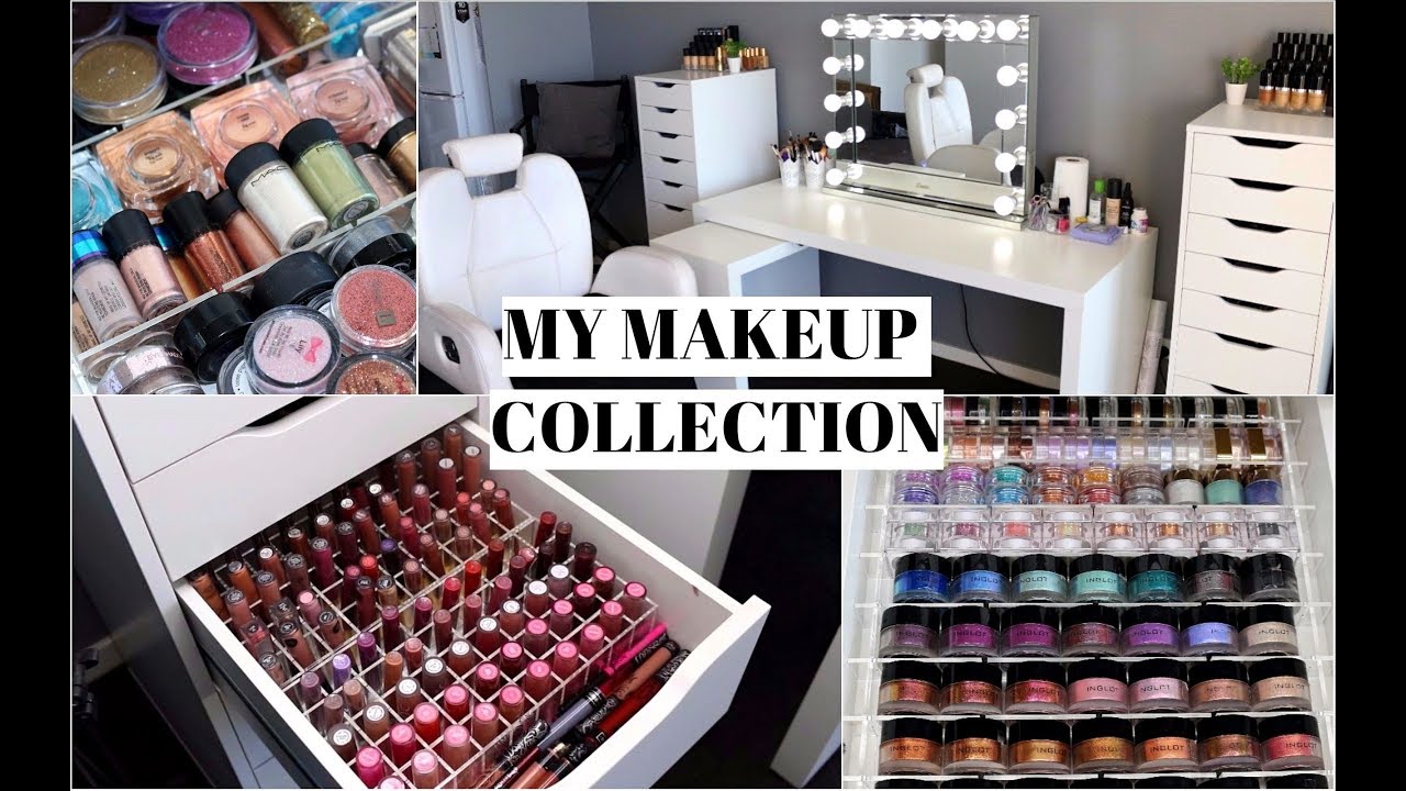 MAKEUP COLLECTION & STORAGE 2017!