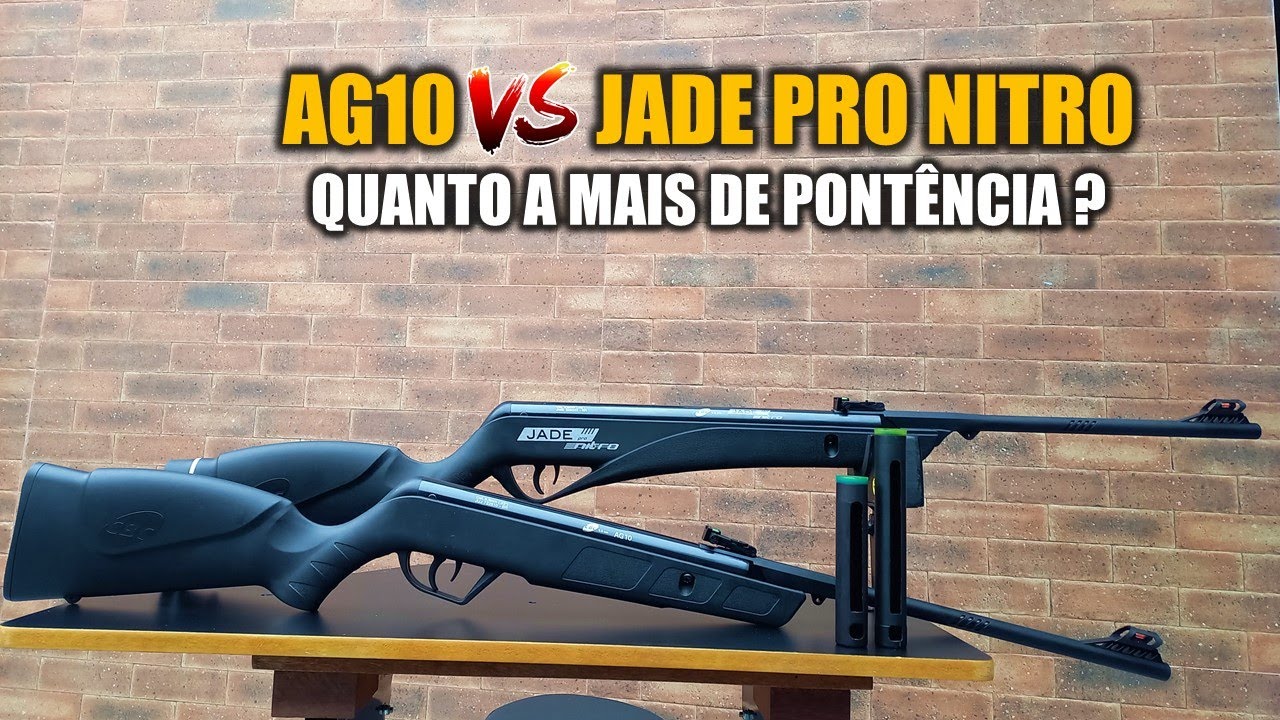 JADE PRO NITRO vs AG10 ! QUANTO GANHA DE POTENCIA POR UMA CAMARA MAIOR ?