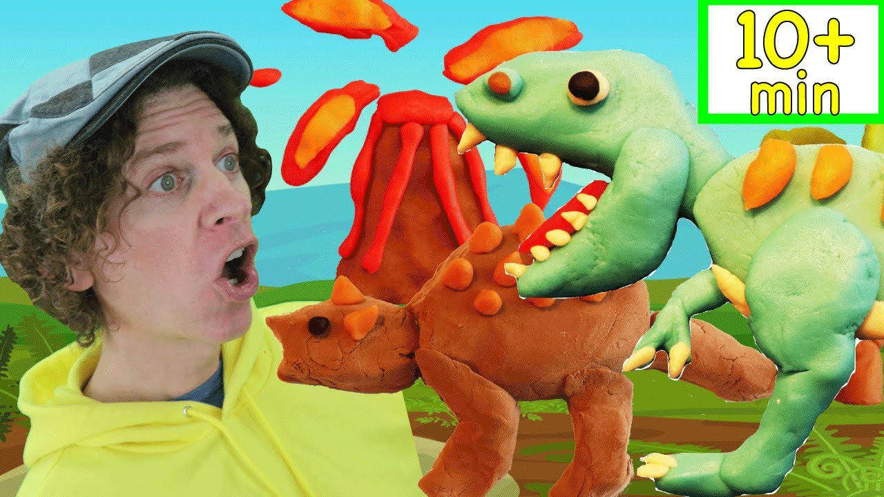 Dinosaur Songs With Matt | Dream English Kids | 10 Minutes of Dino Action Songs