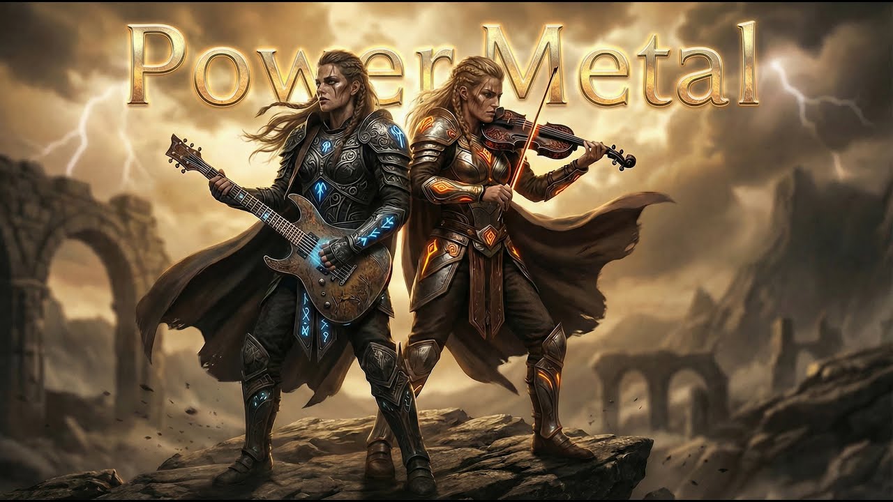 For 𝙋𝙤𝙬𝙚𝙧𝙈𝙚𝙩𝙖𝙡 Lovers / Epic Guitar and Violin Warfare Forged in Speed Drama and Fire