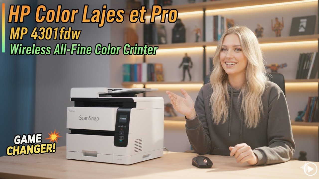 HP Color LaserJet Pro MFP 4301fdw Wireless All-in-One Color Laser Printer