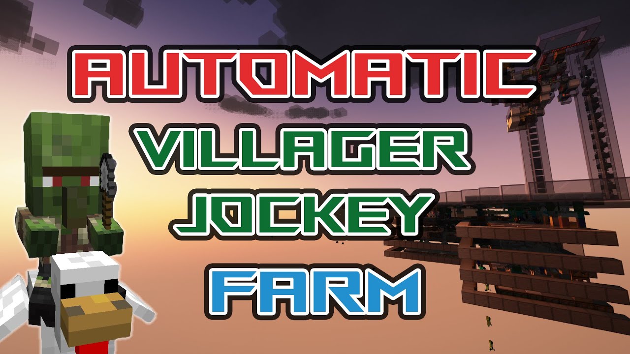 I made a Villager Chicken farm