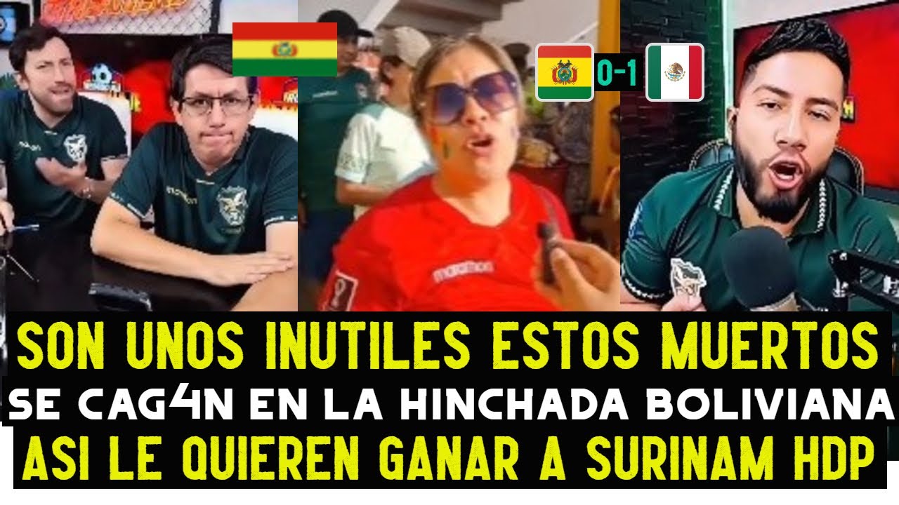 PERIODISTAS E HINCHAS BOLIVIANOS SIGUEN PREOCUPADOS PORQUE BOLIVIA PERDIO ANTE MEXICO NUEVAMENTE