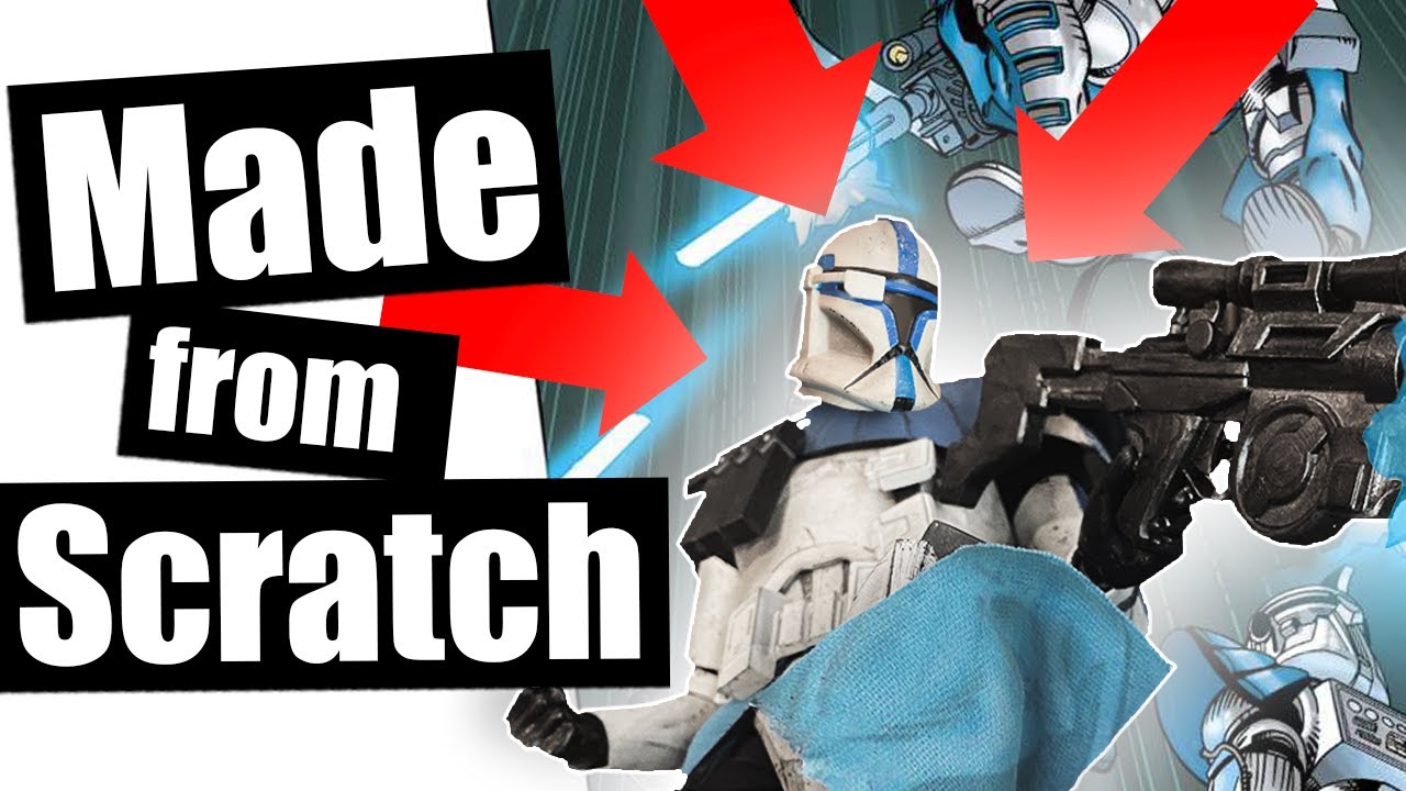 Alpha-17 - How to Build and Paint  Hot Toy figures from scratch- 1/6 Scale from Star Wars Clone Wars