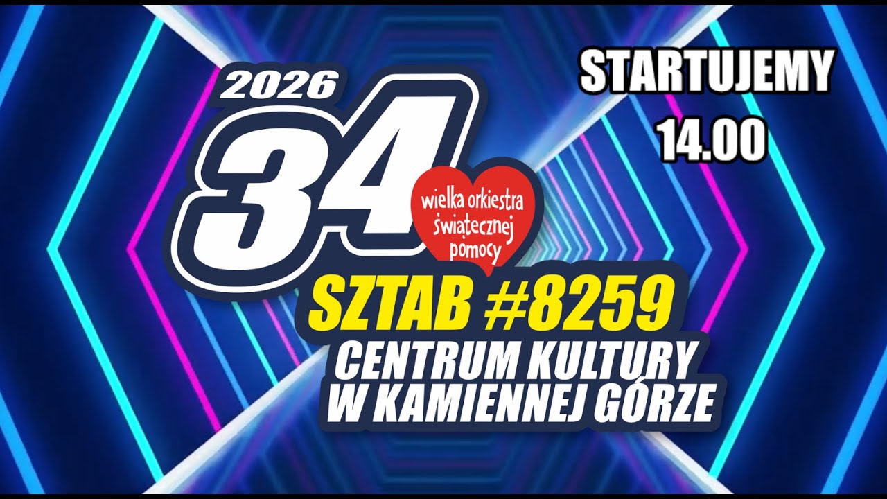 34. Finał WOŚP - LIVE Centrum Kultury w Kamiennej Górze
