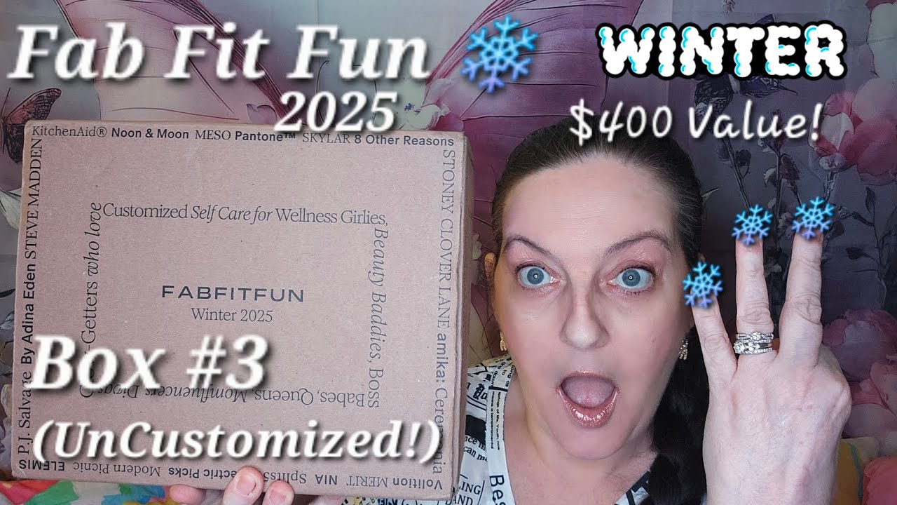 Зимняя коробка FabFitFun 2025 📦 Абсолютно не кастомизированная! Посмотрим, что я тут нашла! 😍