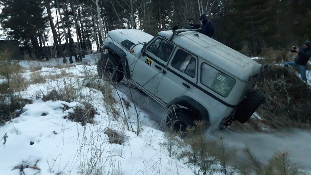 УАЗ vs Land Rover Discovery 2. Заехали в овраг. Offroad
