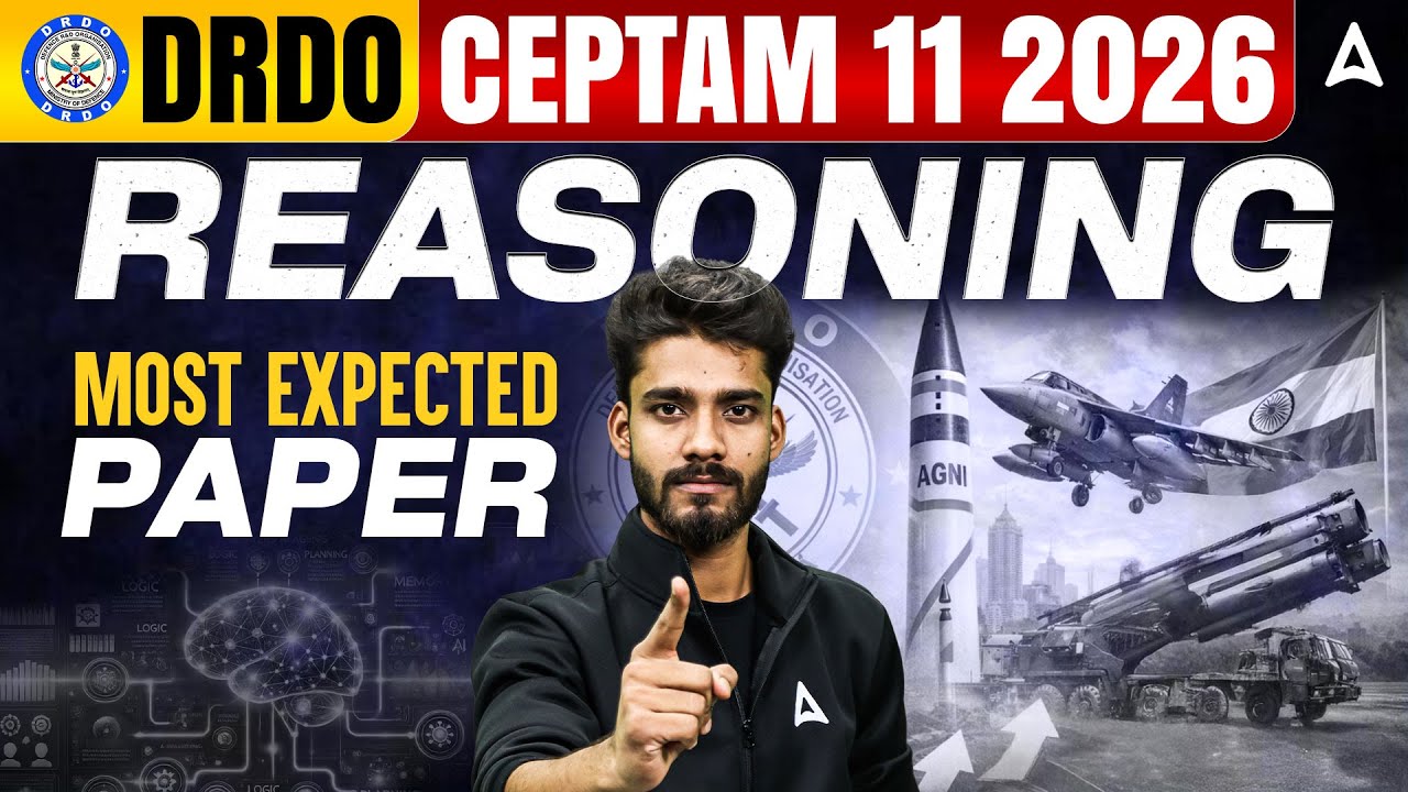 DRDO CEPTAM 11 2026 Reasoning Classes | Most Expected Questions | Important Practice Set