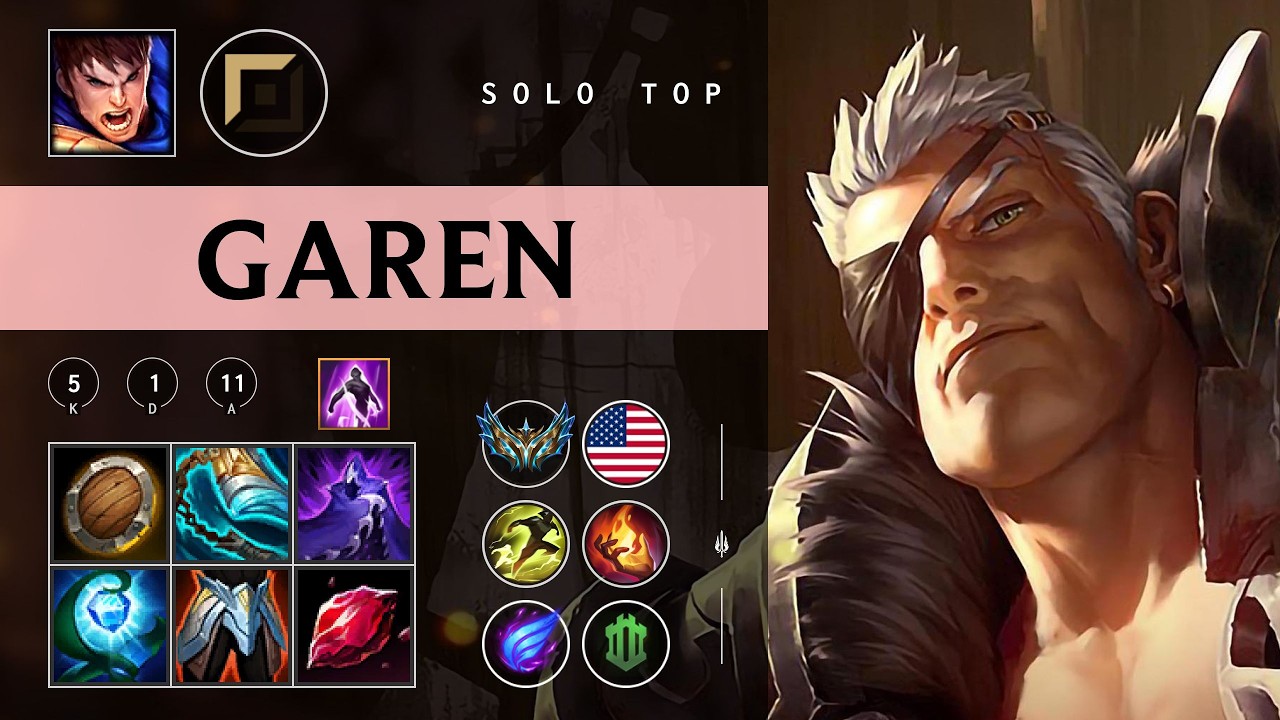 Garen Top vs Vayne - NA Challenger Patch 26.06
