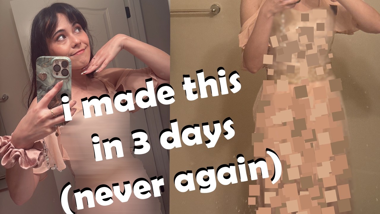 Making A Three Day Dress ~~ Watch me Spiral!