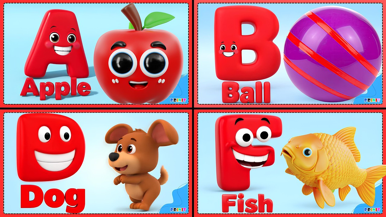 ABC Song | A to Z Alphabet Song for Kids | English Alphabets Learning Video | Nursery Rhymes