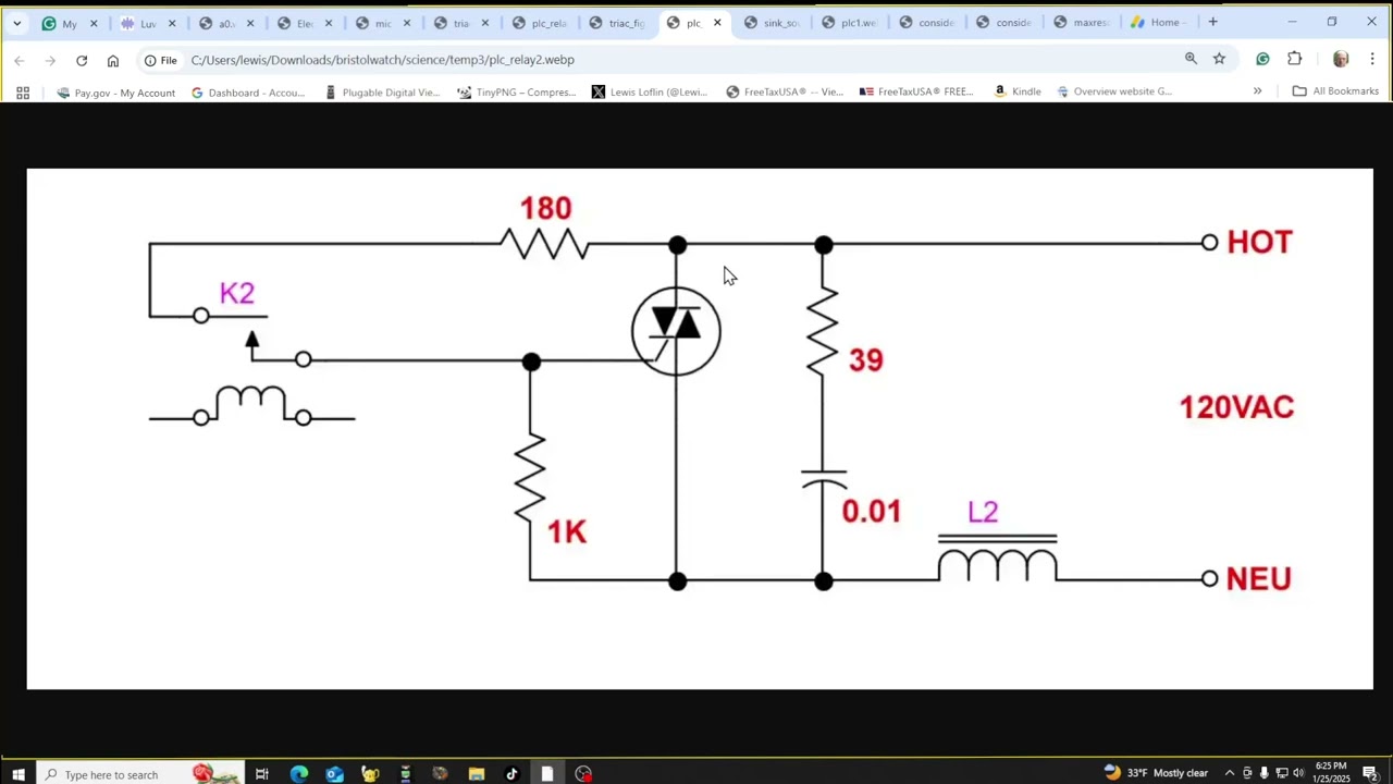 Connecting Triacs to Relay Output PLC