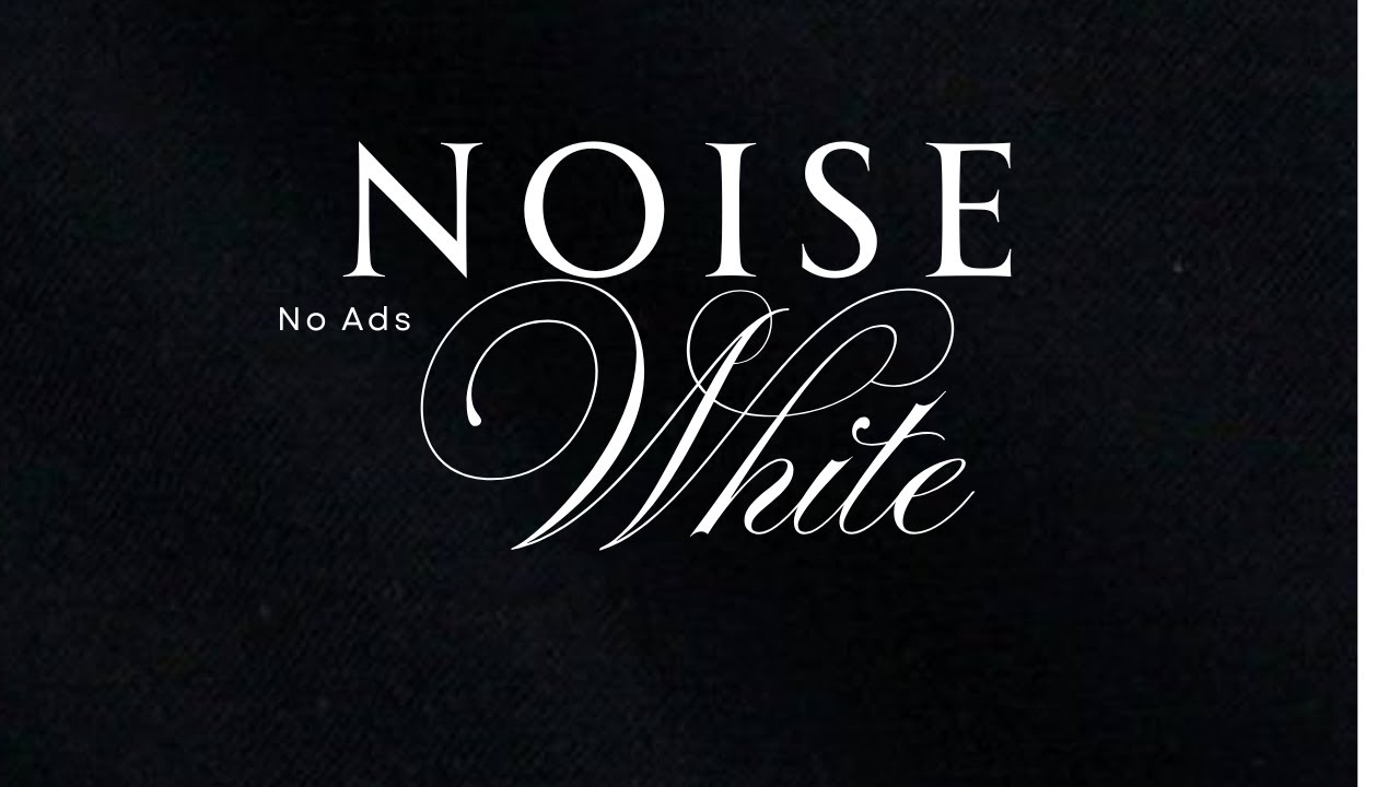 White Noise for ADHD Focus | 45 Minutes | Black Screen | No Ads | Sunday in Silk