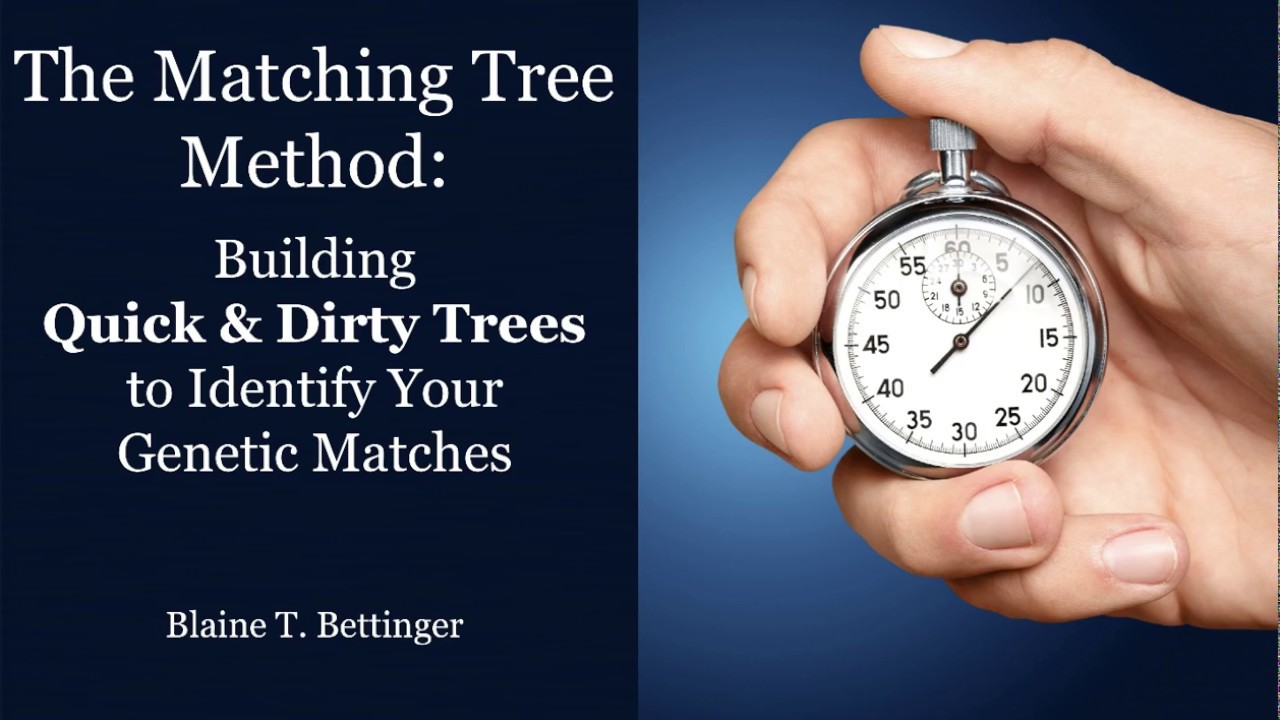 Building Quick & Dirty Trees to Identify Genetic Matches