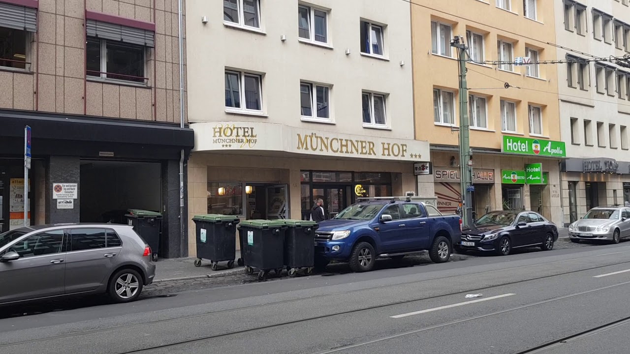 Frankfurt Main Kaiserstraße/Münchner Straße und Am Hauptbahnhof.