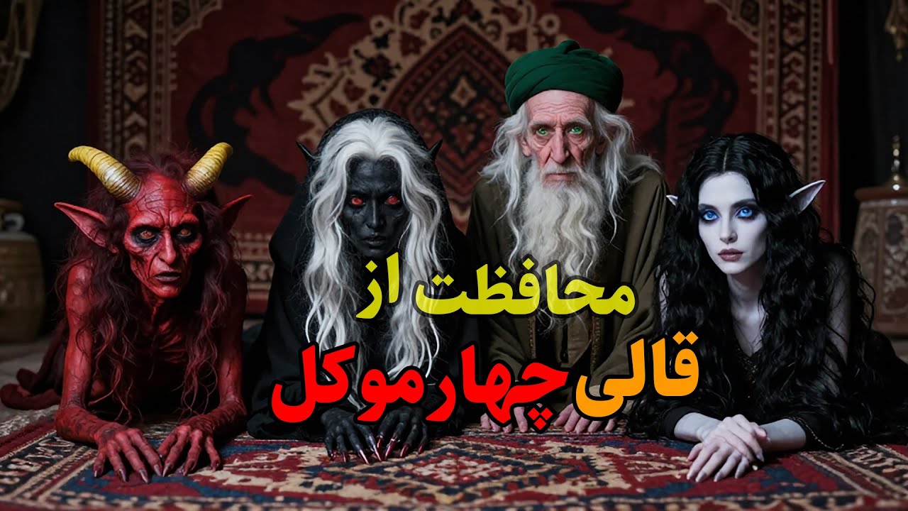 داستان ترسناک:محافظت از قالی چهار موکل(ماجرای پسری که فهمید یه قالی چهار موکل داره...