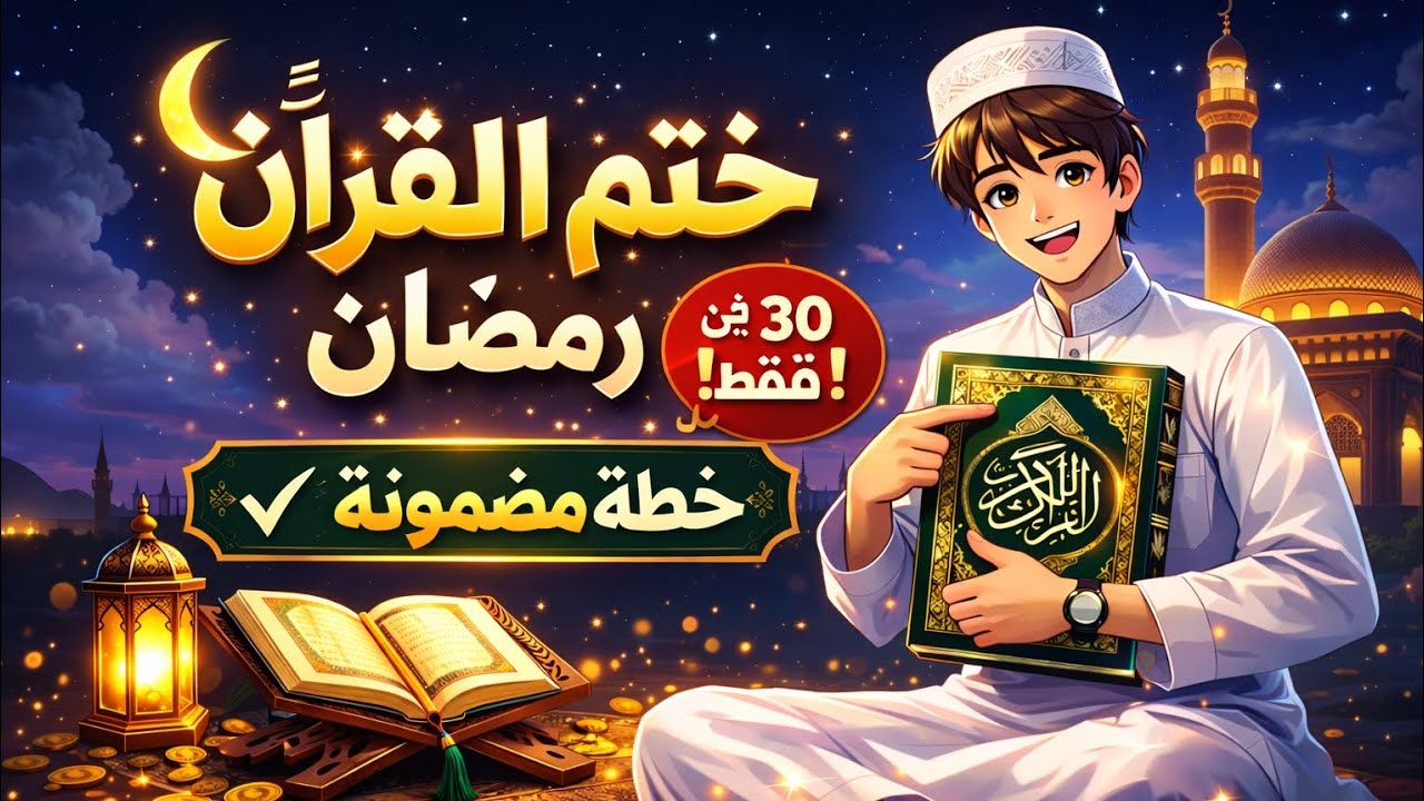 كيف تختم القرآن في رمضان بسهولة؟ خطة عملية مضمونة 100%