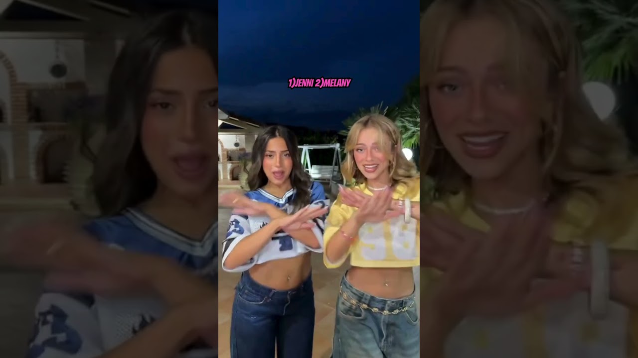 JENNI SERPI O MELANY MUSILLO CHI DELLE DUE VINCE NEI TREND BALLATI #tiktok #perte #neiperte #webboh