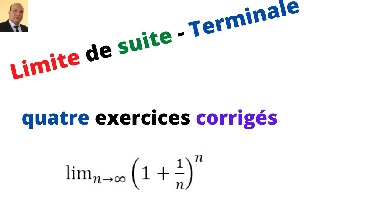 limite de suites :  exercices de limites corrigés