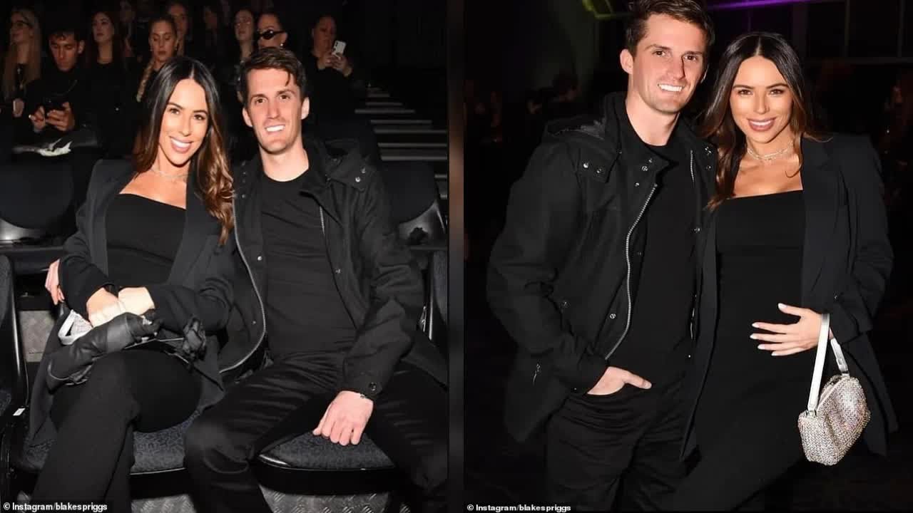 Married At First Sight star KC Osborne, 34, flaunts her growing baby bump as she prepares to welcome
