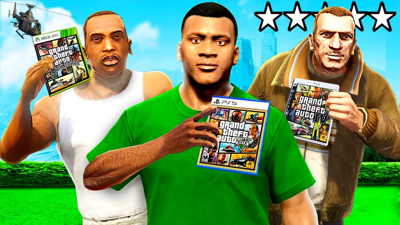 Alle GTA TEILE in 1 VIDEO spielen...