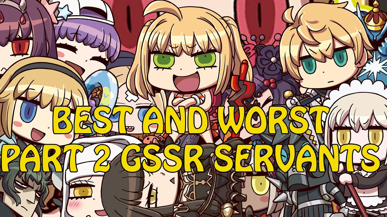 Ranking Every GSSR Servant from WORST to BEST | FGO Part 2 Start Dash