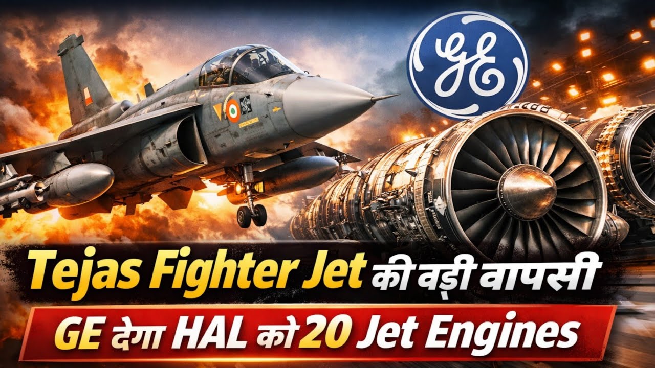 Big- Tejas को मिली Life Line! GE–HAL Deal 🔥 20 Jet Engines Delivery Confirmed