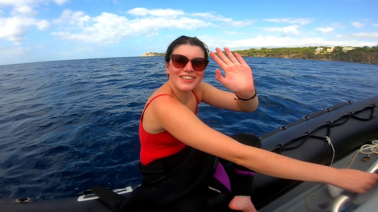 Initiation à la chasse sous marine dans le Var avec Clélia Septembre 2022. Pescasub, spearfishing,