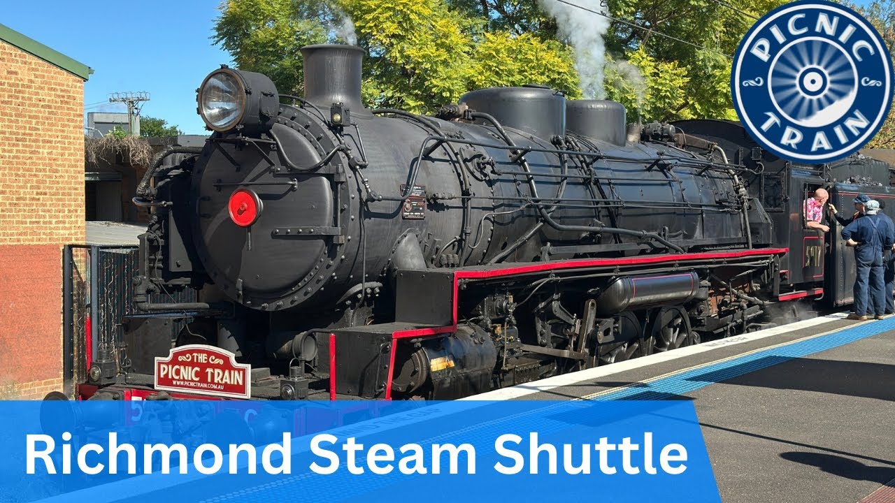 Steam Locomotive 5917 | Richmond Steam Shuttle Runs - September 2025 {4K}