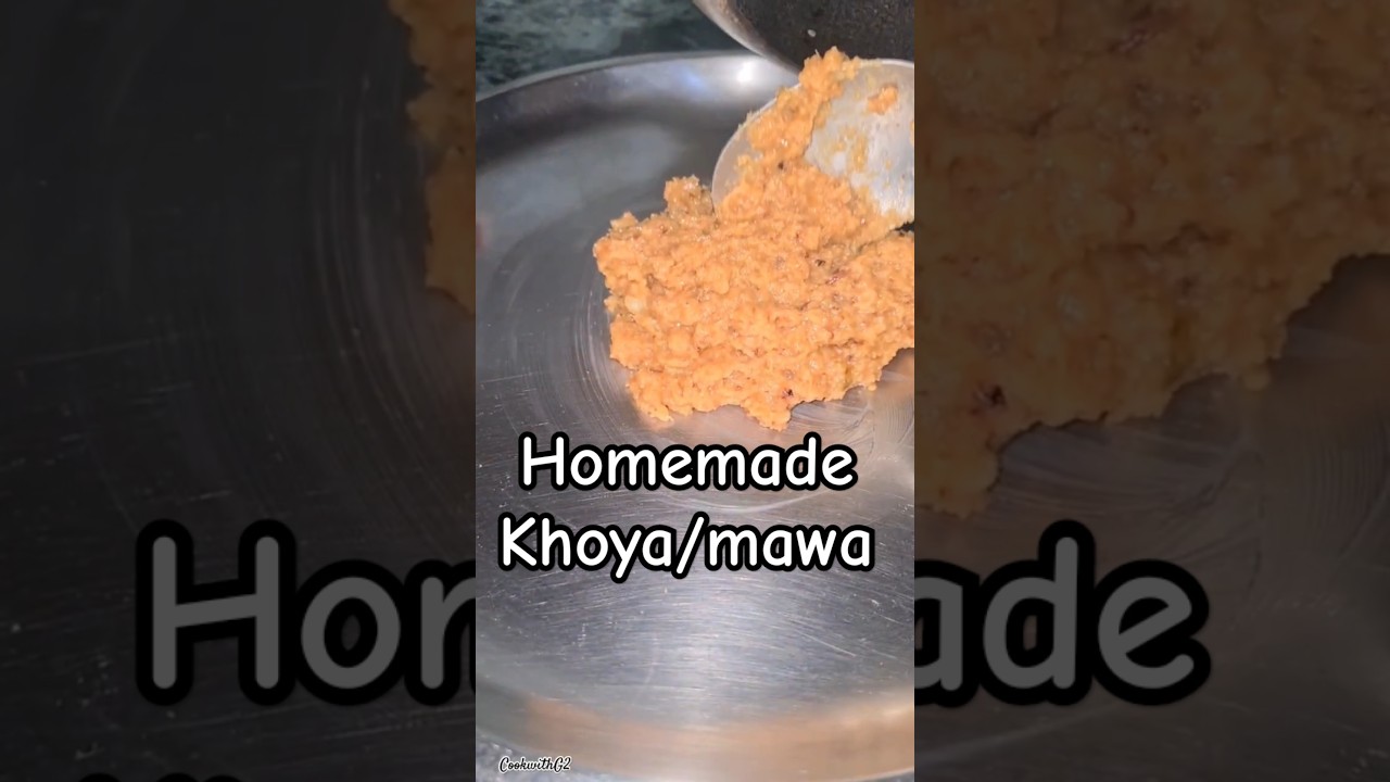 How to make khoya /mawa recipe|Quick mawa/khoya recipe 💛😋 #mawa #khoyarecipe #khoya #indianrecipes