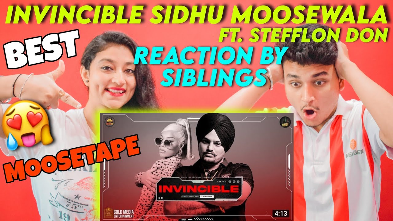 INVINCIBLE (Official Audio)Sidhu Moose Wala| Stefflon Don l Steel Bangelz |The Kidd| Reaction video