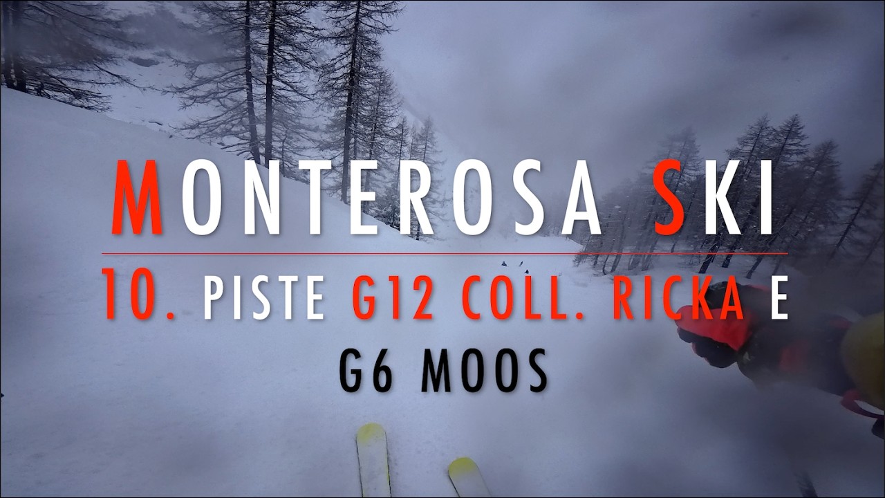4K 🔴 MONTEROSA SKI 🔴 10. Piste G12 (rossa) G6 Moos (nera) 🔴 Day 3 🔴 Insta360 Ace Pro 2 🔴 11.2.2026
