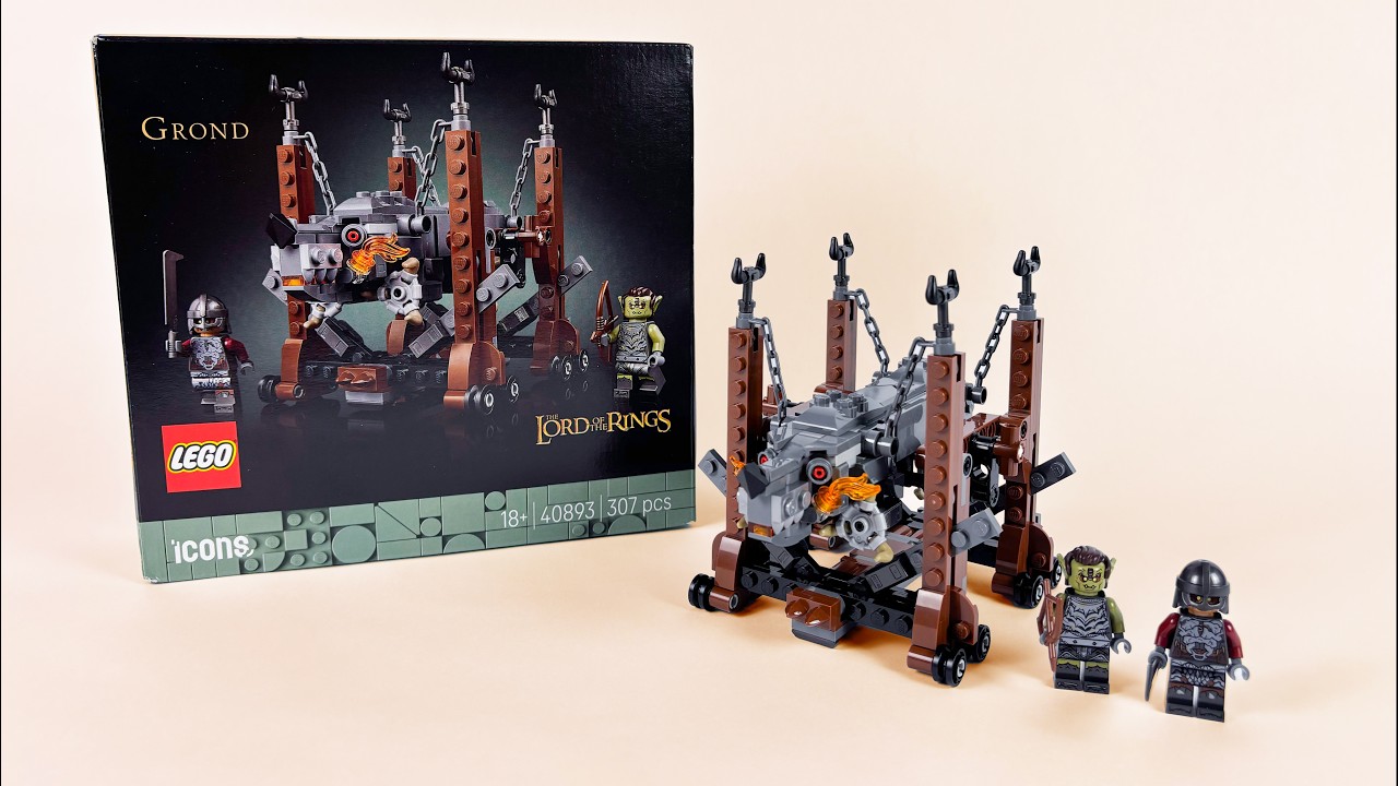 Building the upcoming LEGO Lord of the Rings Minas Tirith GWP: Grond!