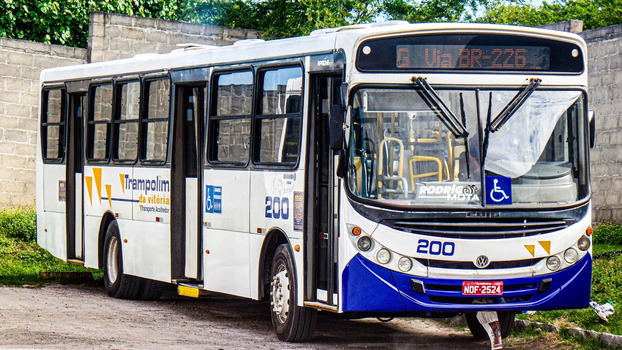 [ENGINE SOUND] CAIO APACHE VIP II / VOLKSBUS 17-230 EOD / 200 TRAMPOLIM DA VITÓRIA (Motorista André)