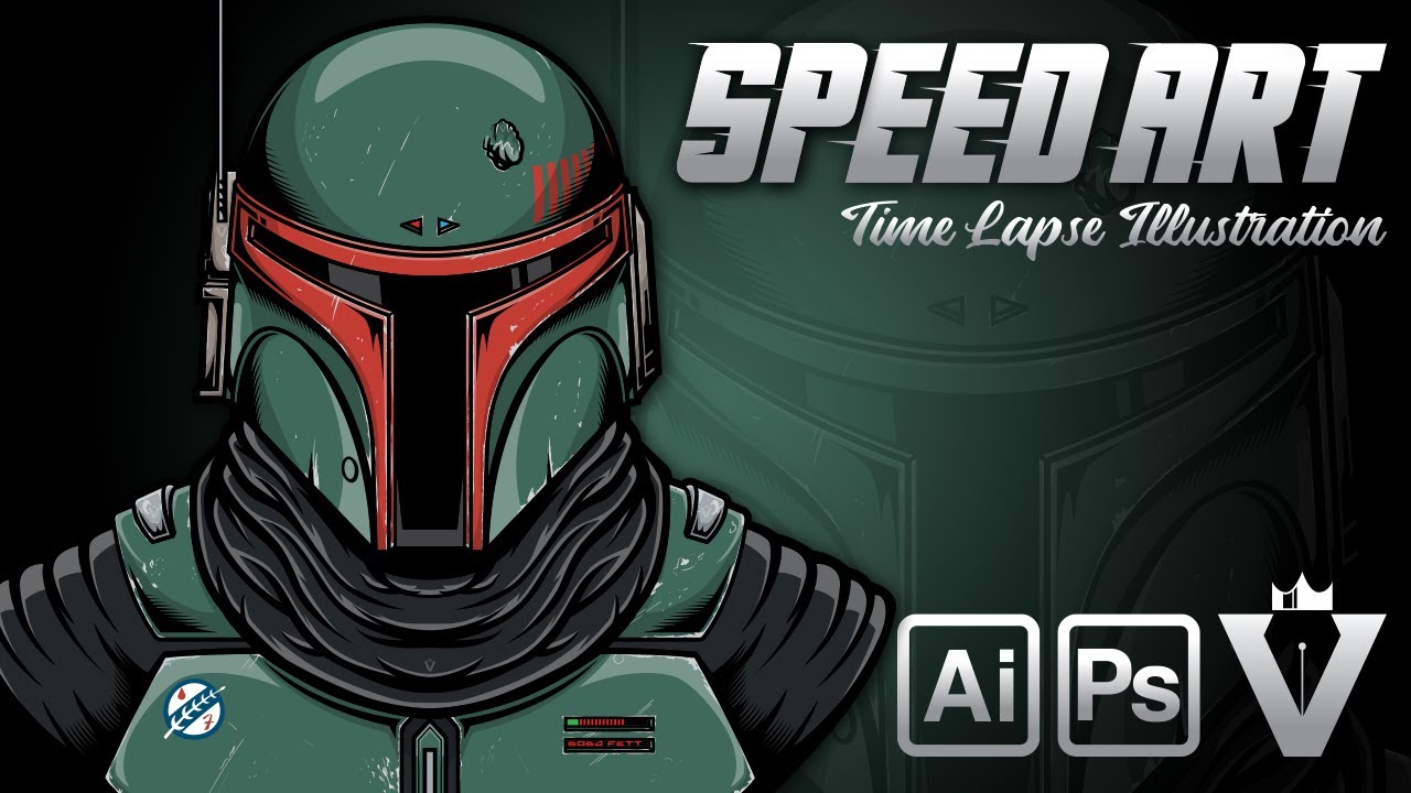 Boba Fett Illustration | SPEED ART